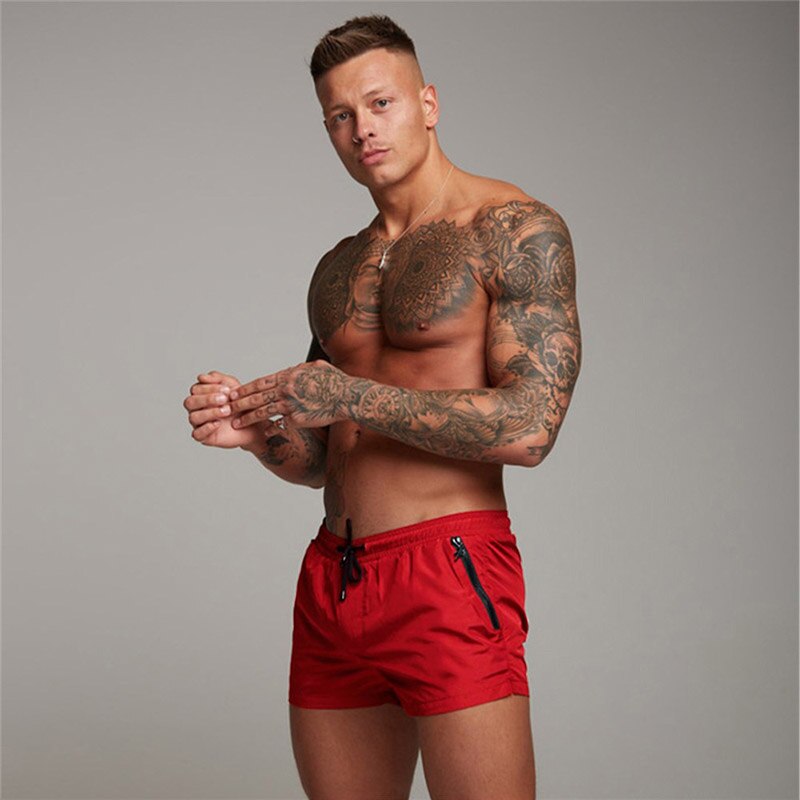 Men Quick Dry Fitness Sport Shorts