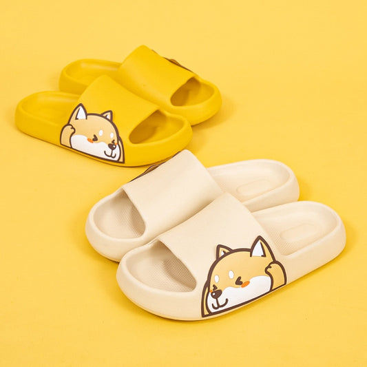 Women Cute Shiba Inu Cartoon Slipper.