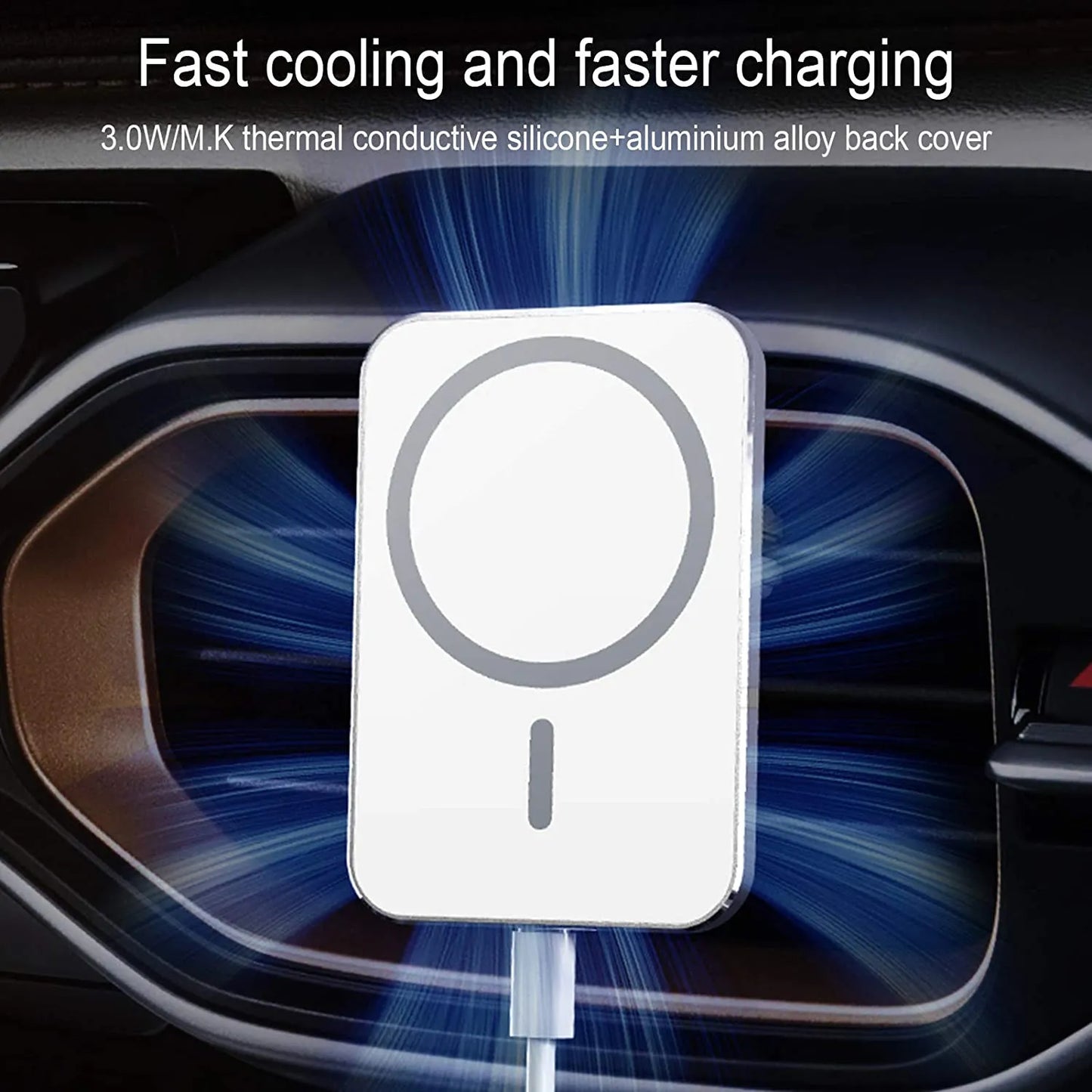 100W Magnetic Wireless Car Charger