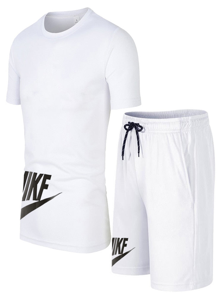 Nike-Men's Sports Shorts Set Breathable Quick-drying