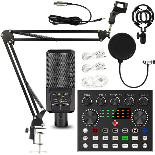 Professional Podcast Home Studio live Equipment Set for Streaming
