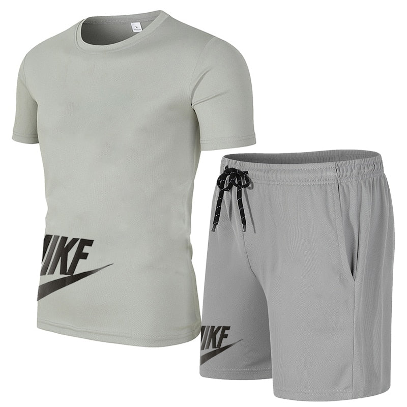 Nike-Men's Sports Shorts Set Breathable Quick-drying